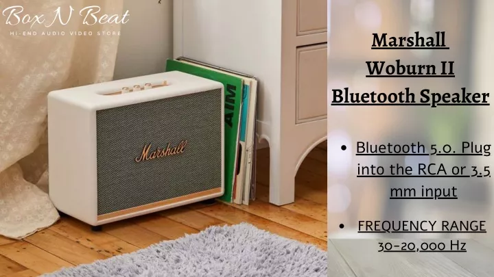 marshall woburn ii bluetooth speaker bluetooth