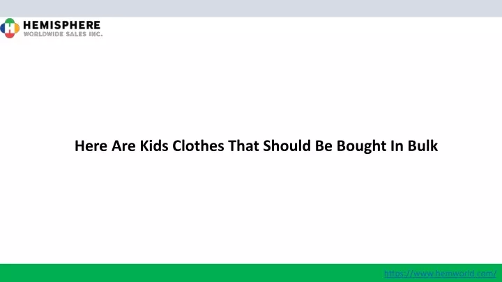 here are kids clothes that should be bought