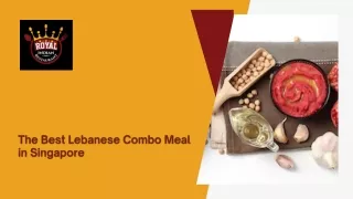 The Best Lebanese Combo Meal in Singapore