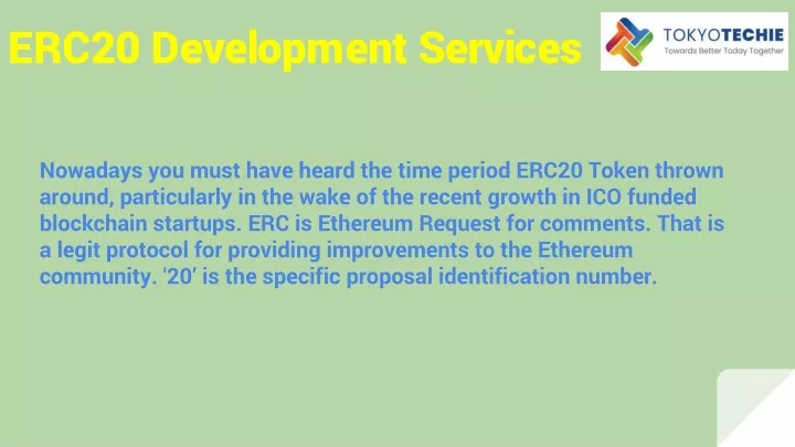 erc20 development services