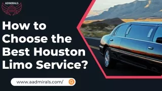 Best Houston Limo Service | AAdmirals