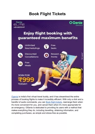 book flight tickets