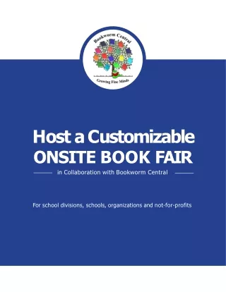Host a Customizable Onsite Book Fair