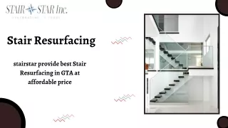 Stair Resurfacing