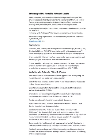 etherscope nxg portable network expert multi