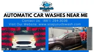 automatic car washes near me