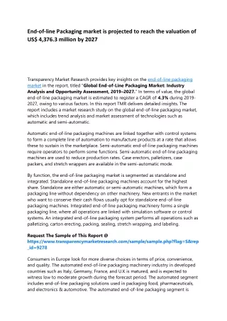 end of line packaging market is projected