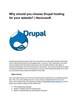 Why should you choose Drupal hosting for your website_ (1)
