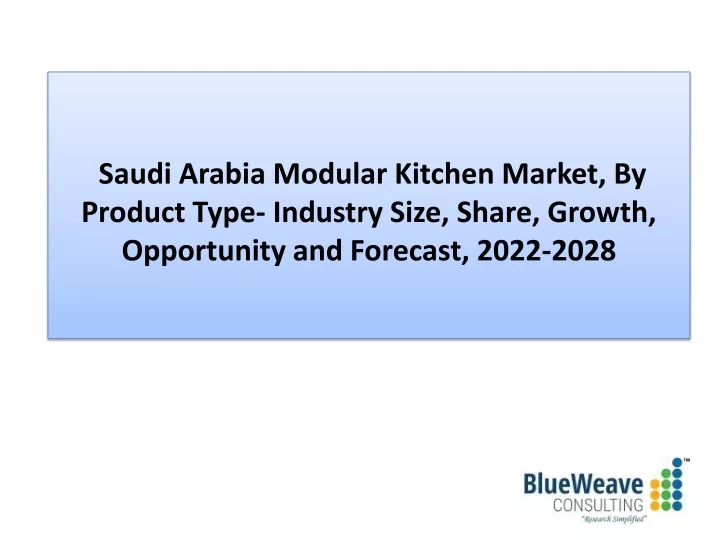 saudi arabia modular kitchen market by product