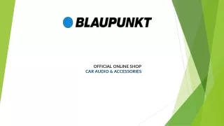 Shop for High-Quality Car Audio & Accessories | Blaupunkt