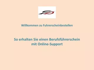 willkommen zu fuhrerscheinbestellen