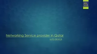 networking service provider in qatar