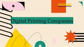 Digital printing