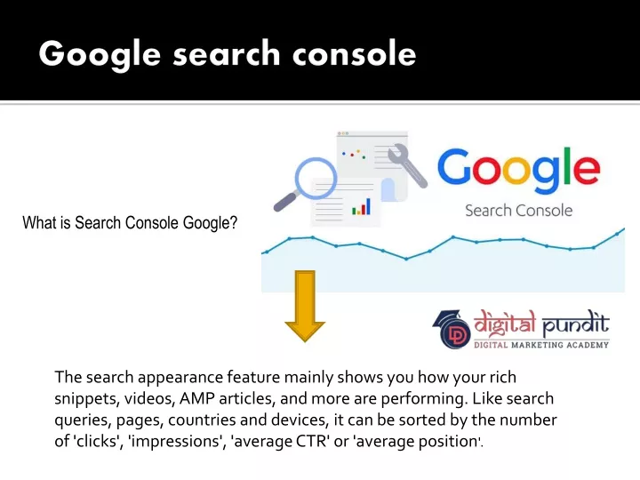 google search console