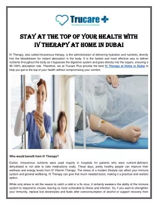 Doctor at Home in Dubai