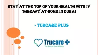 stay at the top of your health with iv therapy