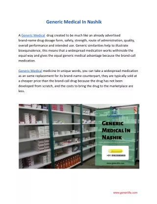 generic medical in nashik