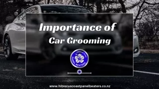 Importance of Car Grooming