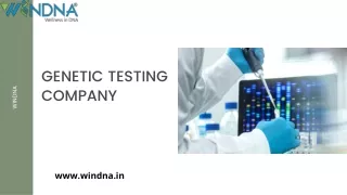 genetic testing company
