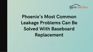 phoenix s most common leakage problems