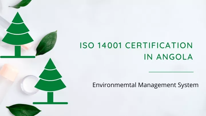 iso 14001 certification