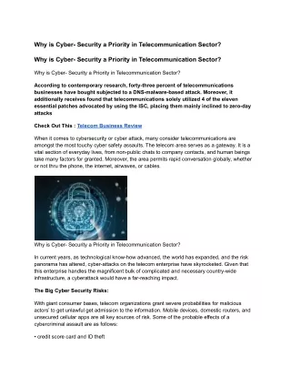 why is cyber security a priority