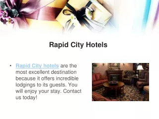 Rapid City Hotels