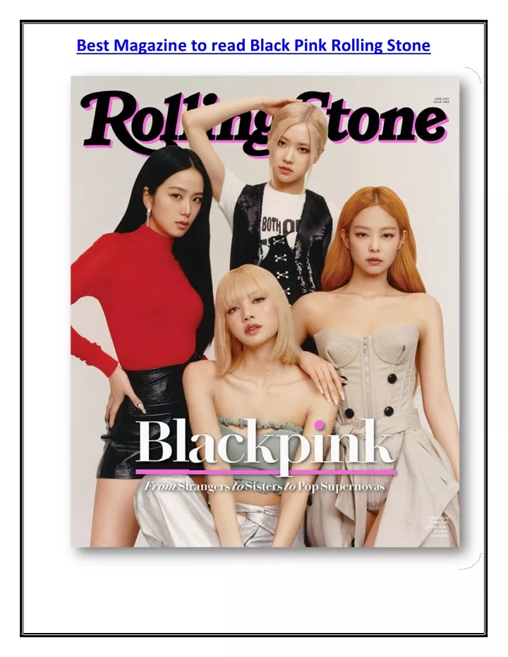 best magazine to read magazine to read black pink