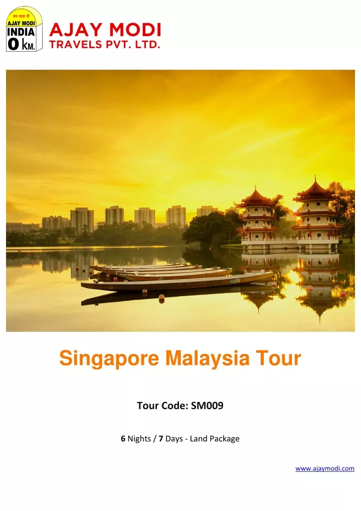 singapore malaysia tour