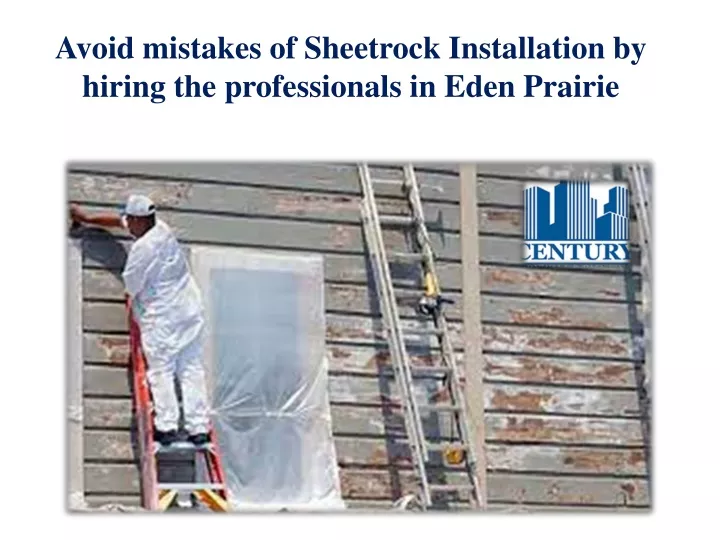 avoid mistakes of sheetrock installation