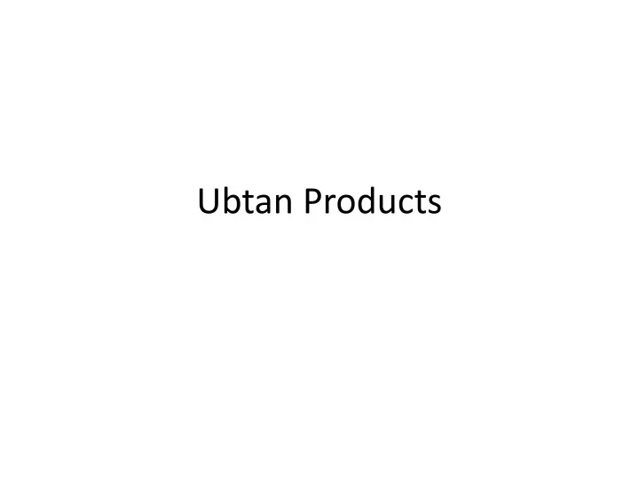 ubtan products