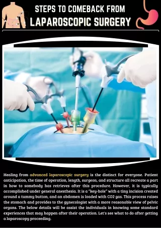 Get Recovery With Laparoscopic Surgery