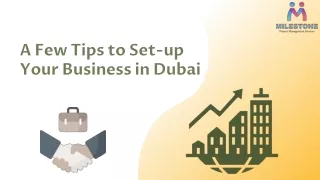 a few tips to set up your business in dubai