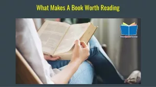 What Makes A Book Worth Reading - YOP