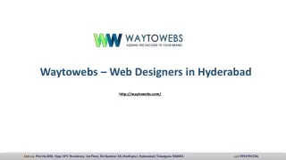 best web designers in Hyderabad