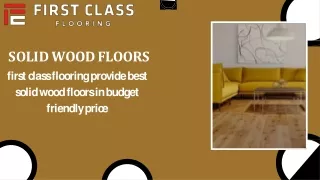 solid wood floors