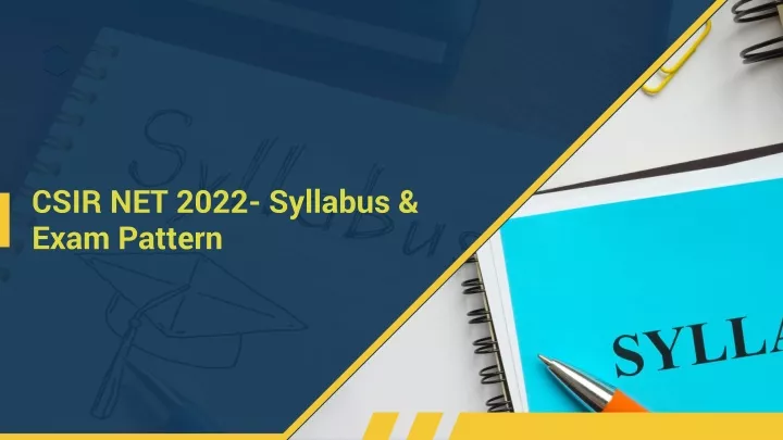 csir net 2022 syllabus exam pattern