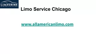 Limo Service Chicago