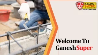 welcome to ganesh super