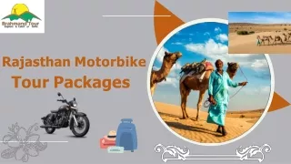 rajasthan motorbike tour packages