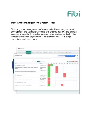 Best Grant Management System