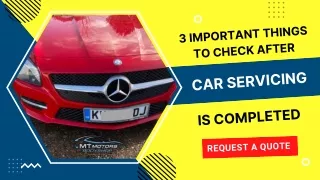 3 Important Things to Check After Car Servicing is Completed