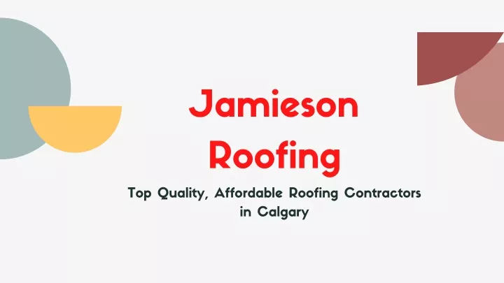 jamieson roofing