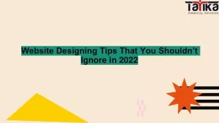 website designing tips that you shouldn t ignore in 2022