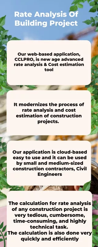 rate analysis of building project