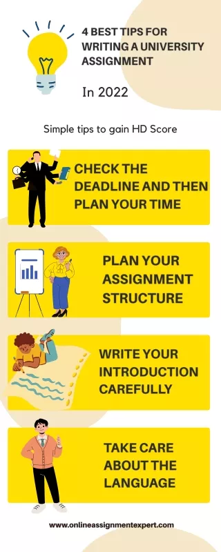 4 best tips for writing a university assignment