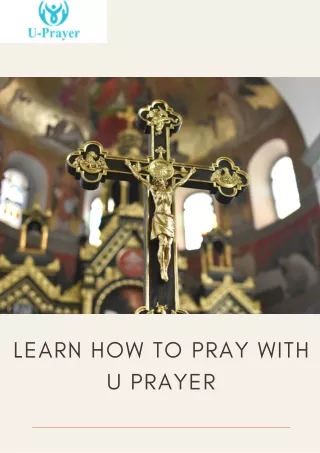 Learn How to Pray with U Prayer