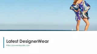latest designerwear