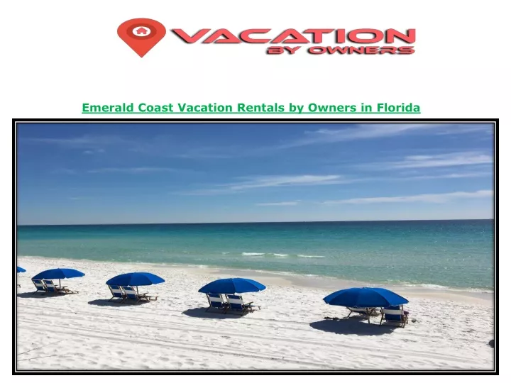 emerald coast vacation rentals by owners