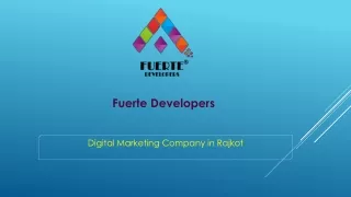 Local SEO services  in Rajkot - Fuerte Developers